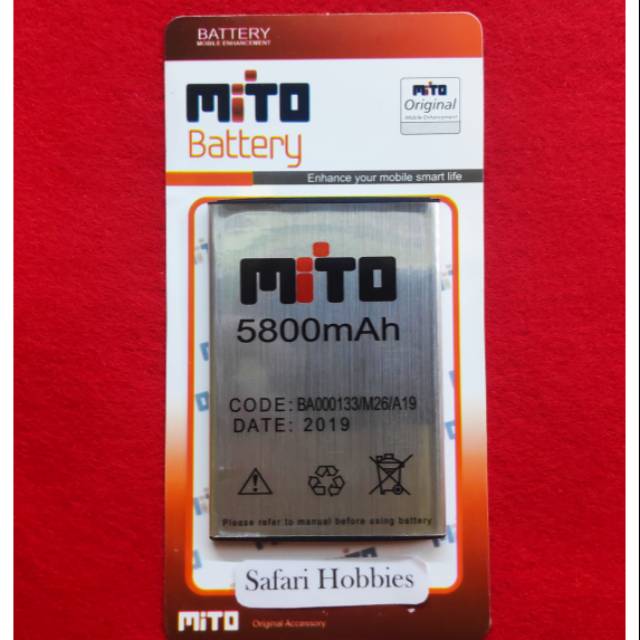 Baterai Mito M26 / A19 (BA000133)