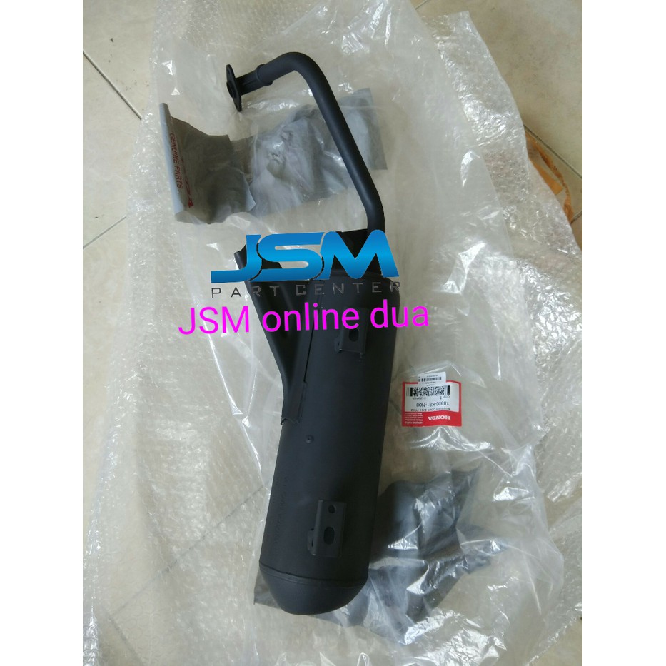 KNALPOT HONDA BEAT FI ESP 2016 BEAT STREET TANPA TUTUP KNALPOT ORI AHM ORI ORIGINAL