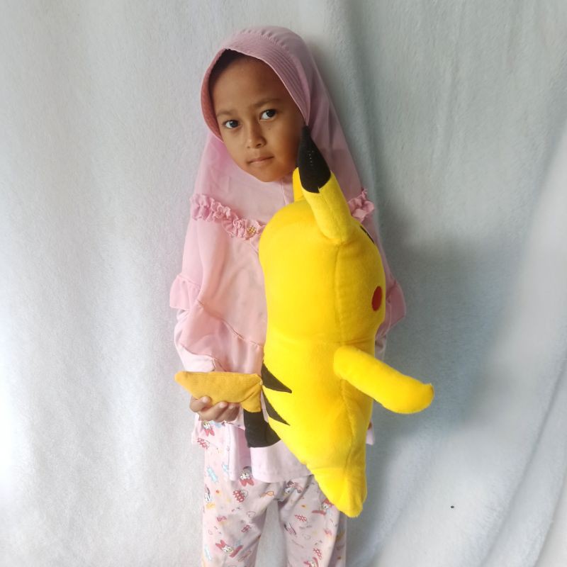 Boneka pokemon pikachu L murah