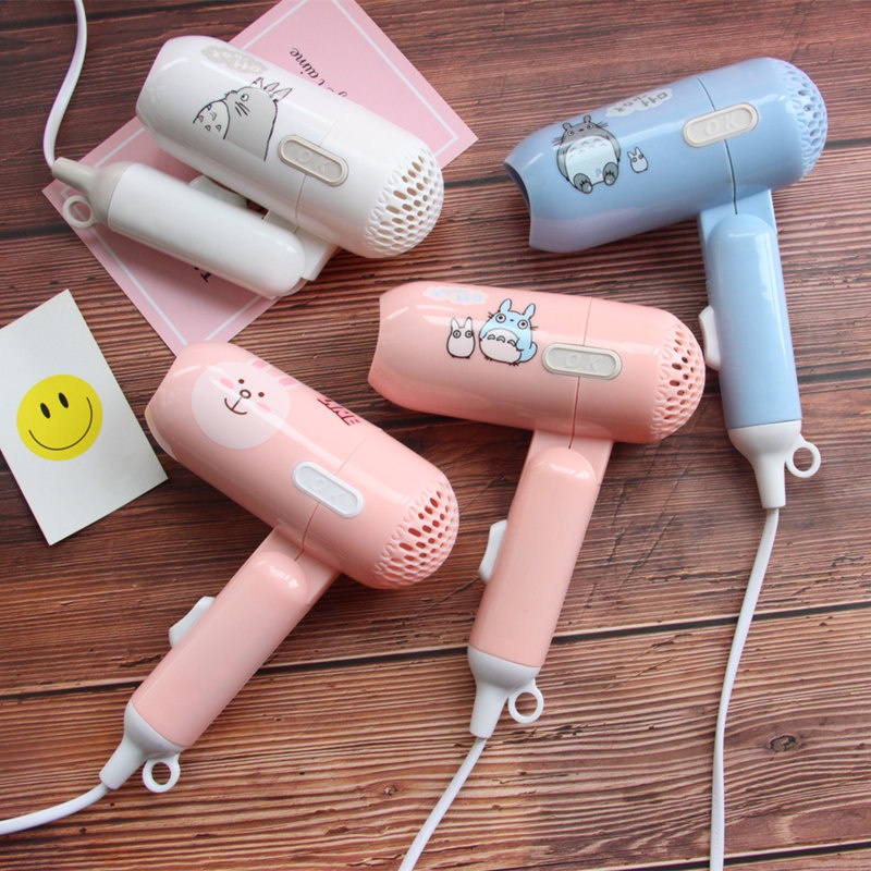 Travel Hair Dryer / Pengering Rambut Lipat / motif Unik / nail dryer