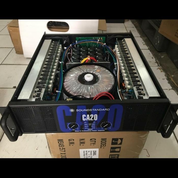 POWER AMPLIFIER CA 20/CA20 SOUNDSTANDARD ( BODY PANJANG )Murah