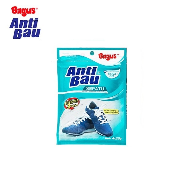 Penyerap / penghilang bau Bagus Anti Bau Sepatu 4 x 25 gram