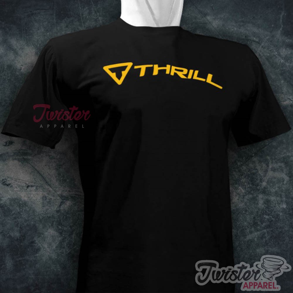 Kaos Distro Thrill Bike Logo Baju Gowes Sepeda Gunung Mtb