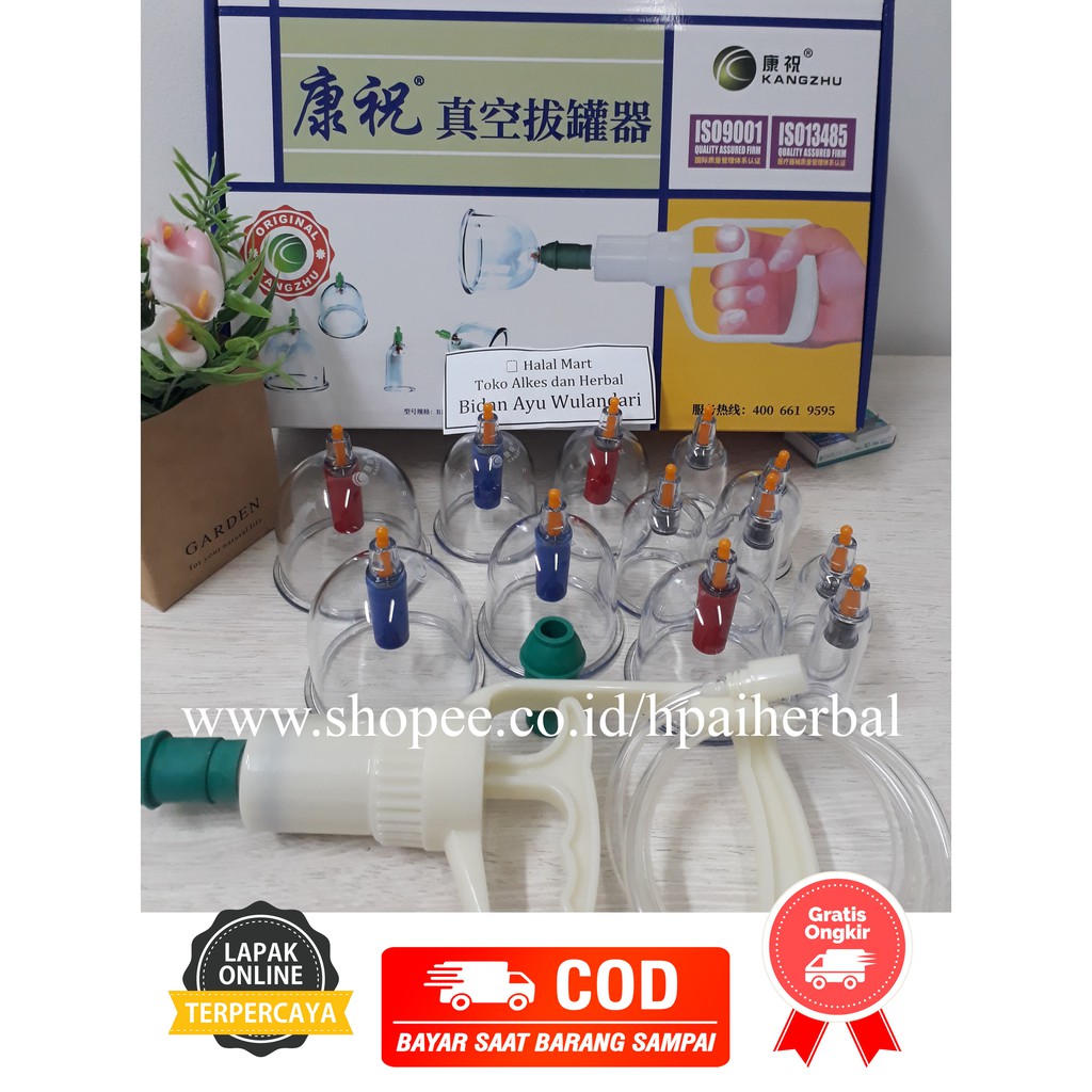 ALAT BEKAM KANGZHU ISI 12 CUP KOP BEKAM ORIGINAL