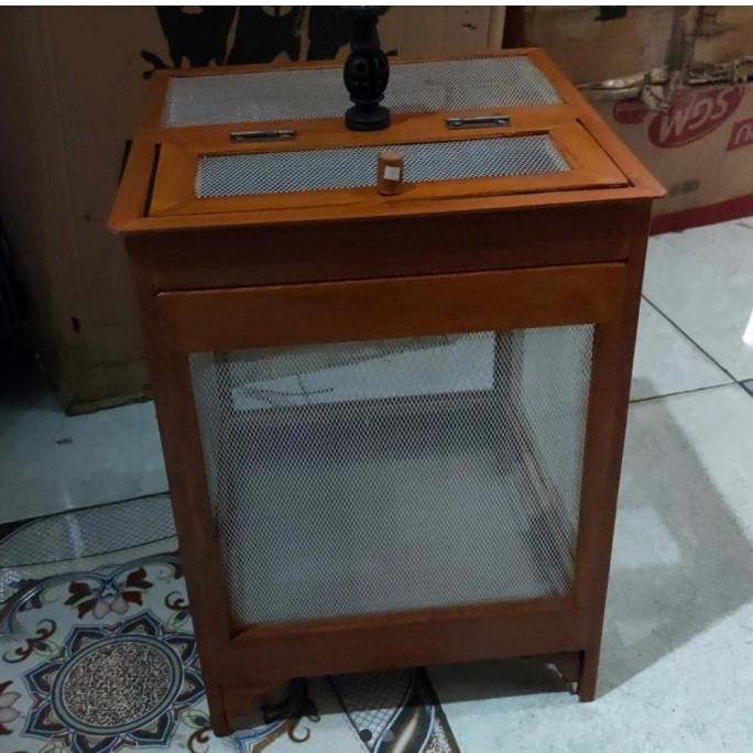 kandang jangkrik jati+laci ---Murah---