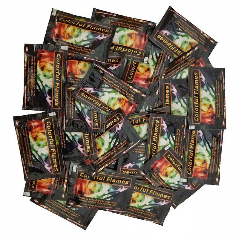 Bubuk Api Warna Warni Keren Alat Sulap Magic Trick Fire Powder 15g Perlengkapan Outdoor