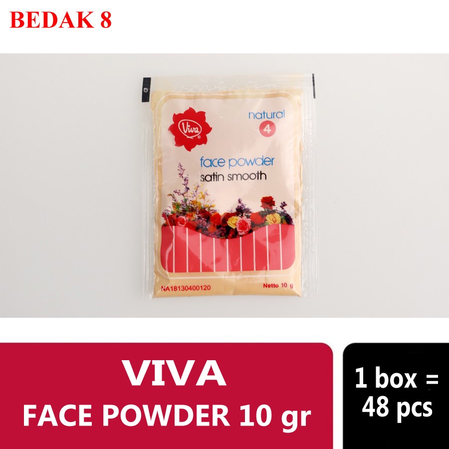 Viva Face Powder Satin Smooth 10 gr, 15 gr/ Viva Zak/ Viva Bedak Zak