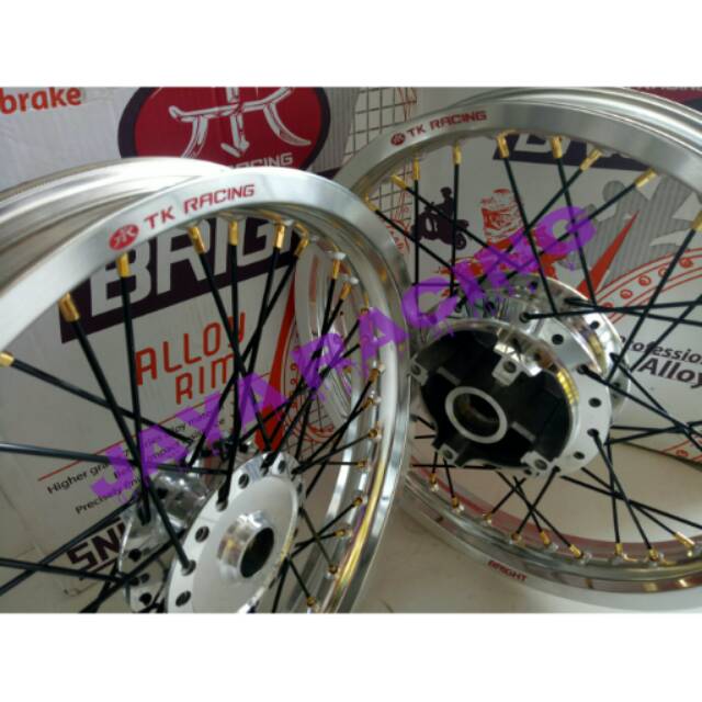 Paketan Velg TK japan Tapak lebar Cb150r cbr150r paket komplit plus piringan cakram dan stel velg