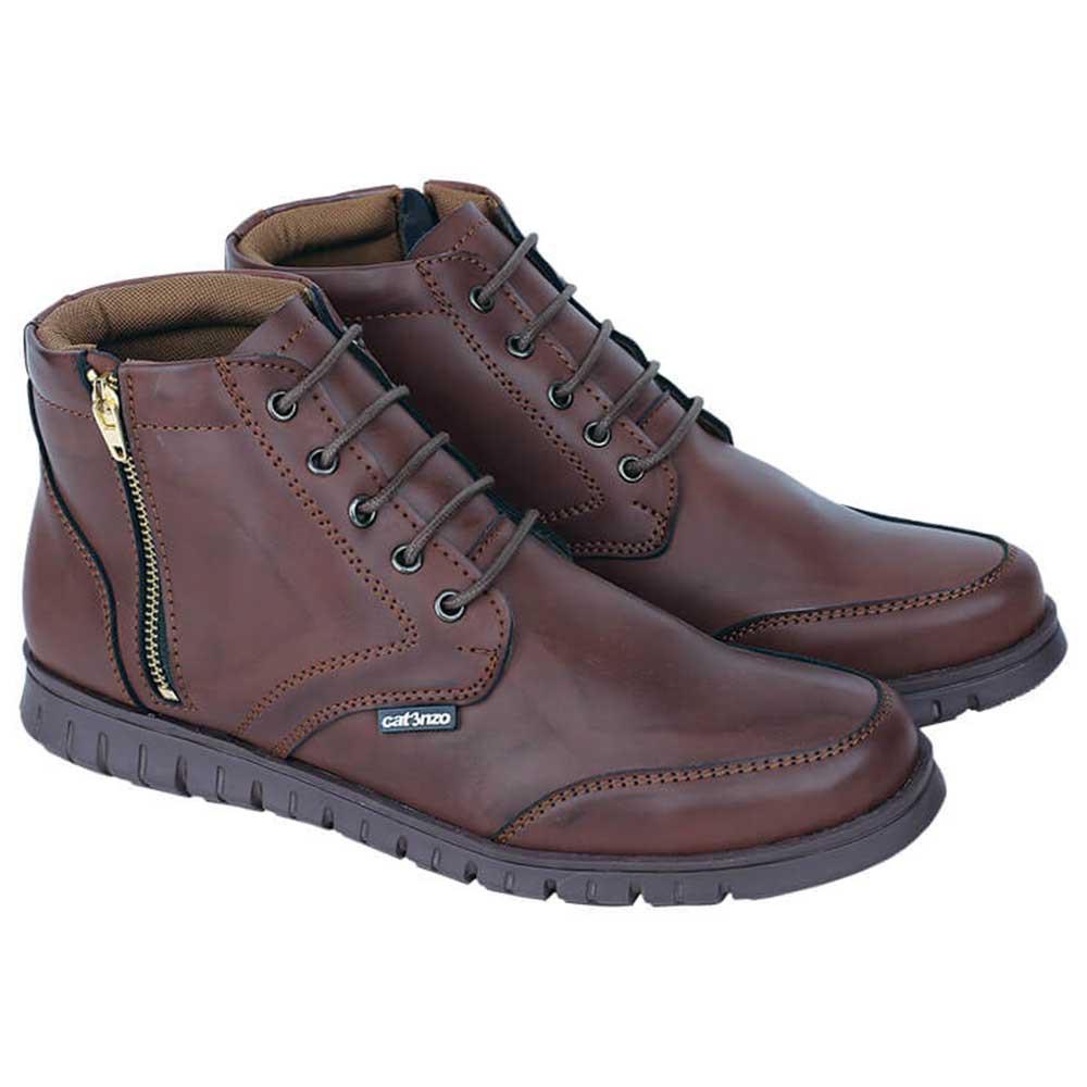 Sepatu Boots Pria Cowok Keren Terbaru  Warna Coklat NT 054 