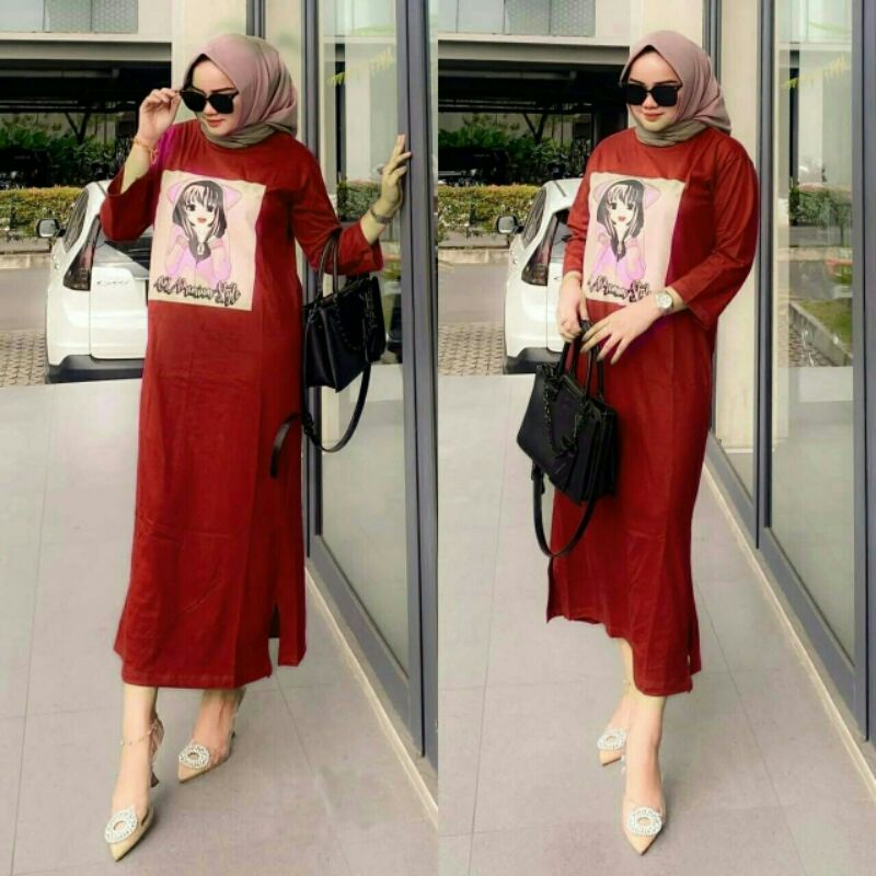 Maxi Maxy Long Dress Babyterry Atika
