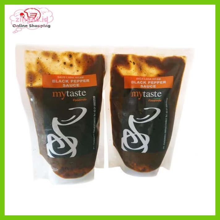 

4R6Ey46- Black Pepper Sauce Saus Lada Hitam My Taste 500 Gr R7Eye59-