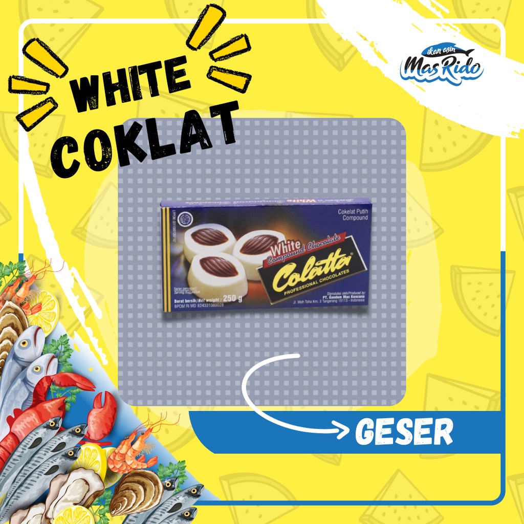 

Coklat Colatta White Compound 250Gram Coklat Colatta Putih Termurah