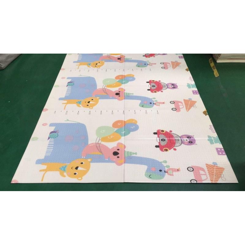 MATRAS PLAYMAT TIKAR BUSA LIPAT / TIKAR POLIFOAM TEBAL BERMOTIF 2 IN 1 (BOLAK BALIK)