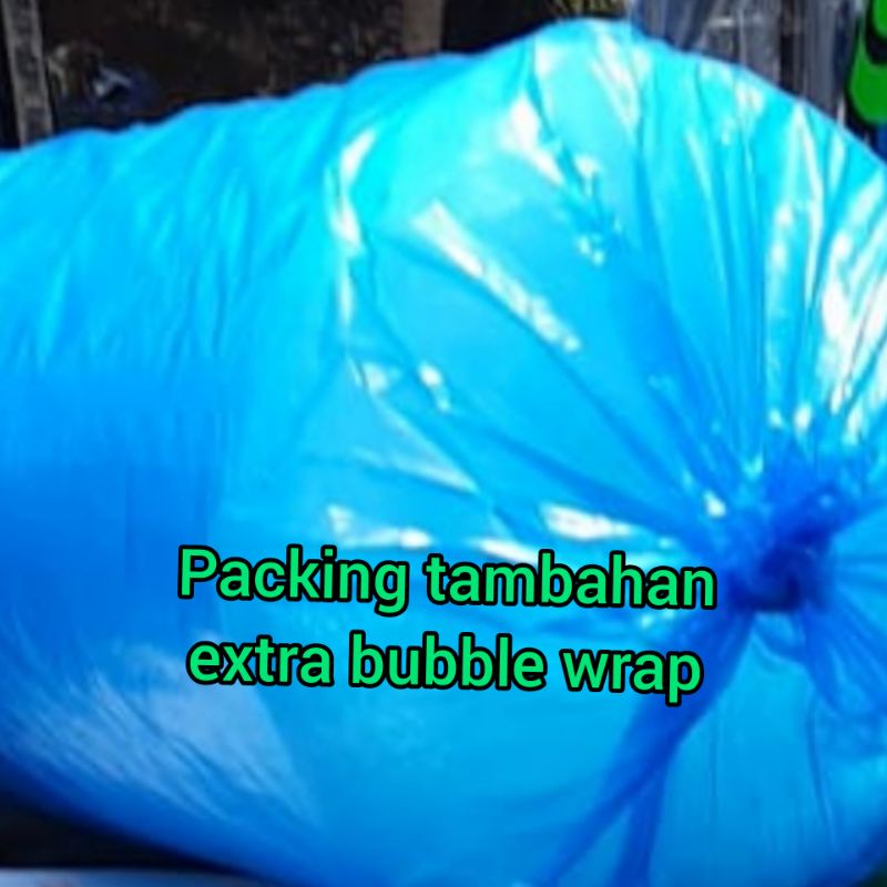 Packing tambahan bubble wrap