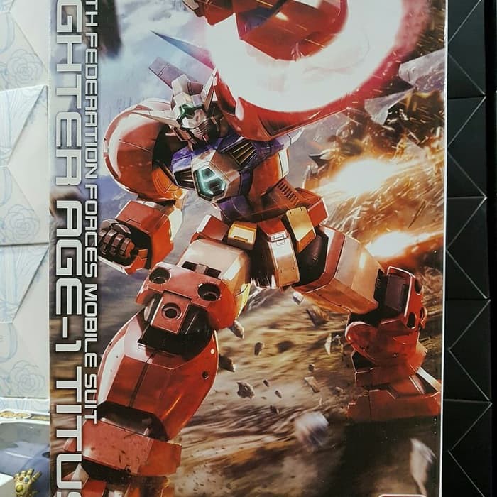 Dijual  MG Gundam Fighter Age 1 Titus Earth Federation Force Mobile Suit  Murah