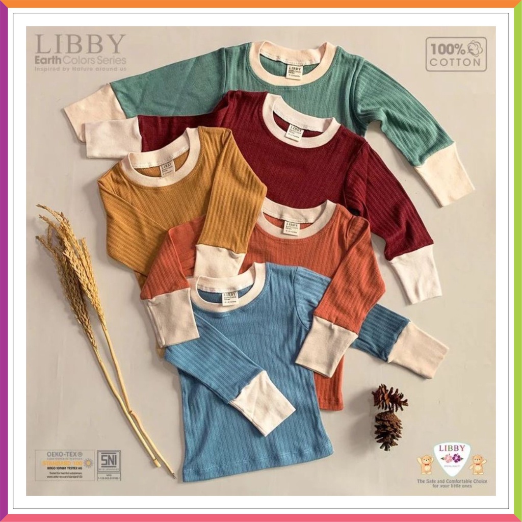 NEW LIBBY JASPER SET | JASPER SET PENDEK PANJANG EARTH COLOUR 0-8 TH