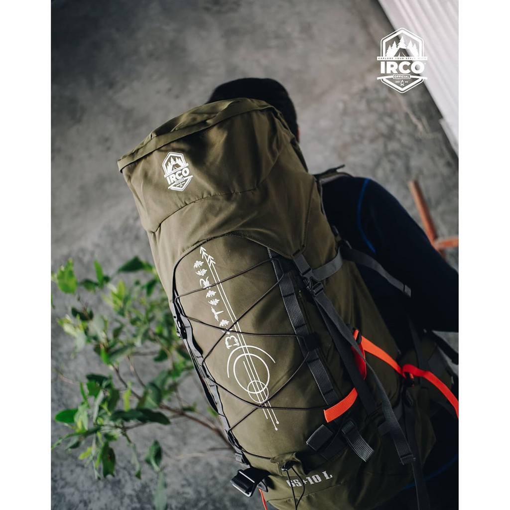 Promo Tas Gunung Carrier - Tas Keril 65L Free Rain Cover - Ransel Outdoor Hiking Camping