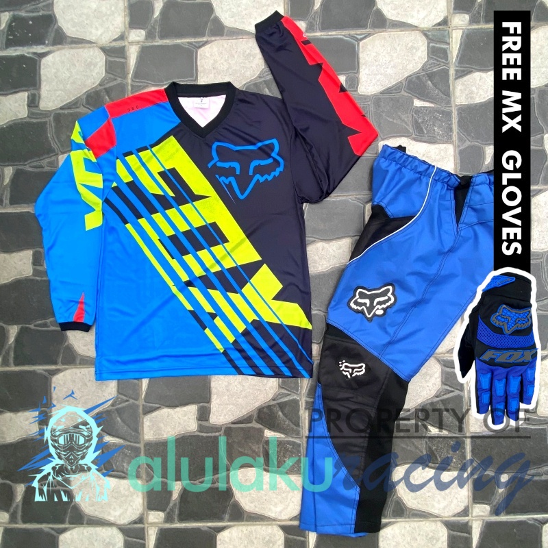 Jersey &amp; Celana MX Trail Motocross - Paket Bundling FOCT0907-F46