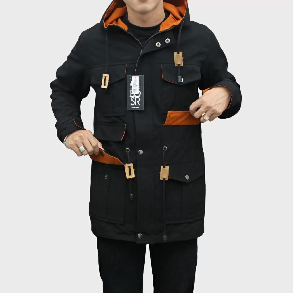 Jaket Parka Pria BGSR Suede / Jaket Parka BGSR Suede Premium / Jaket Parka Pria Big Size-6