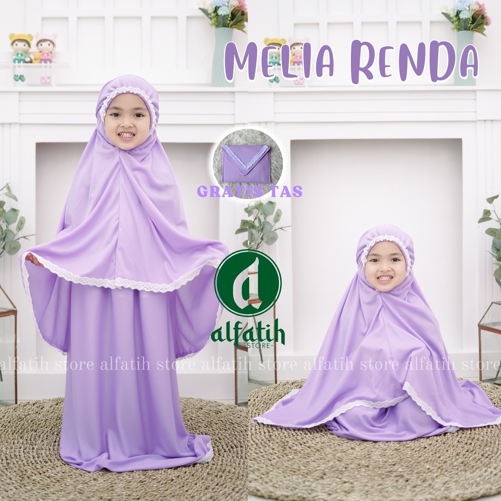 MUKENAH ANAK MELIA RENDA GRATIS TAS RUKUH ANAK RUKU ANAK PERLENGKAPAN SHOLAT ANAK MUKENA AMPLOP TELEKUNG ANAK MUKENAH BALI MUKENA POLOS RENDA Fashion Muslim Anak Mukena Anak-Anak Terbaru MUKENA ANAK USIA 5-7 TAHUN