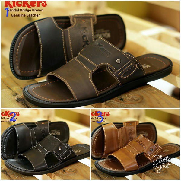 sandal pria kickers kulit sandal casual sandal murah original