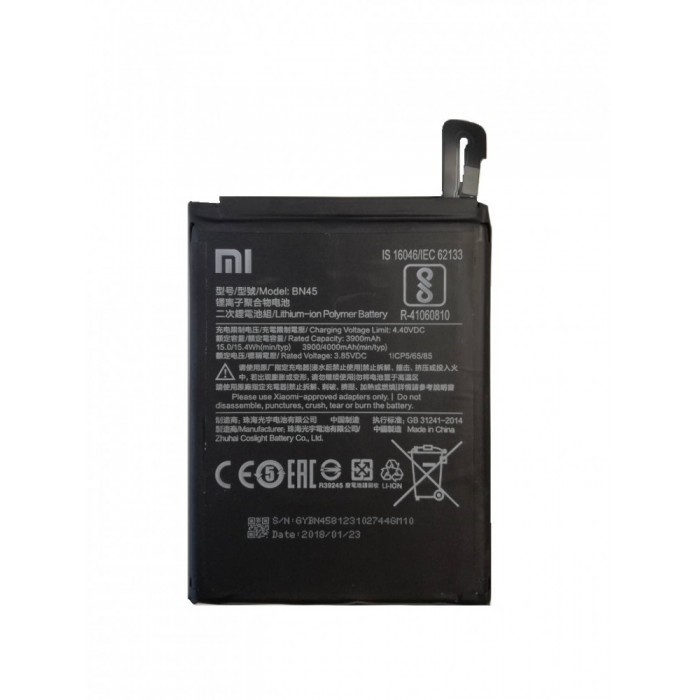 Baterai battery XIAOMI BN45 for Redmi Note 5 Original100%asli