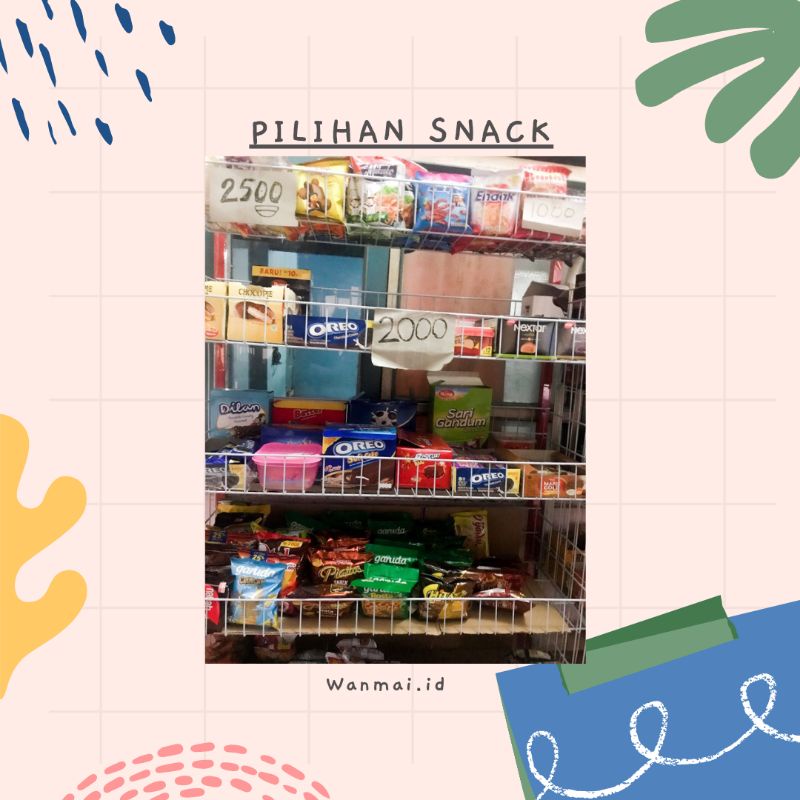 

PILIHAN SNACK (TAMBAHAN UNTUK KADO)