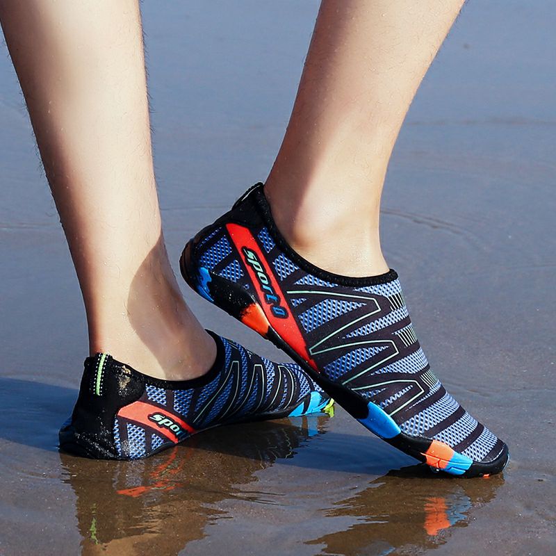 Sepatu Air Original Pantai Pria Wanita Renang Spatu Biru Rhodey