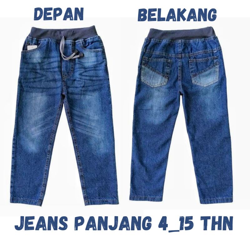 Jeans Anak Panjang Oshk 4-15 Tahun