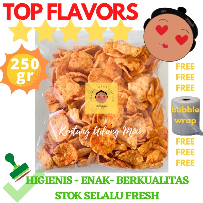 

KERIPIK KERUPUK KENTANG UDANG MINI MANIS KHAS SIDOARJO