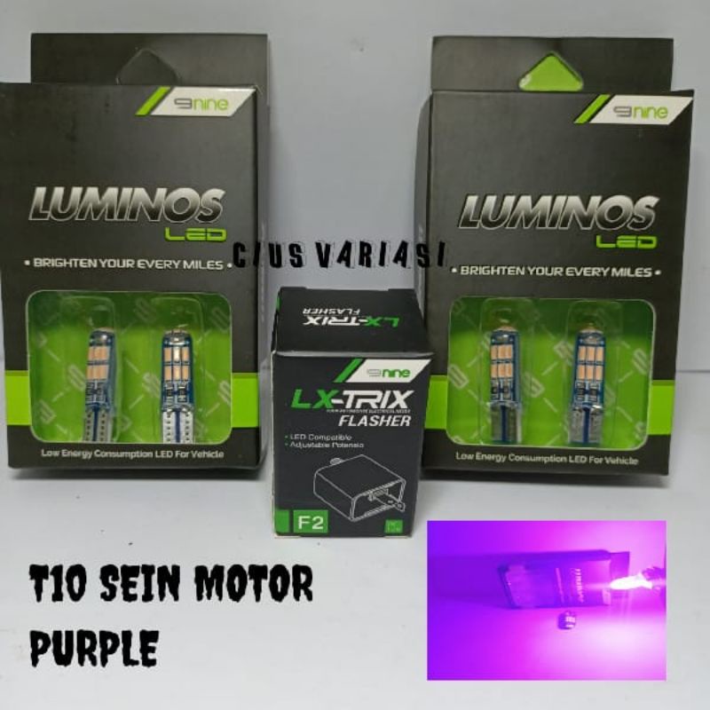 LAMPU LED MOTOR T10 NINE 15 MATA JELLY LAMPU SEIN SENJA PLAT NOMOR MOTOR DAN MOBIL