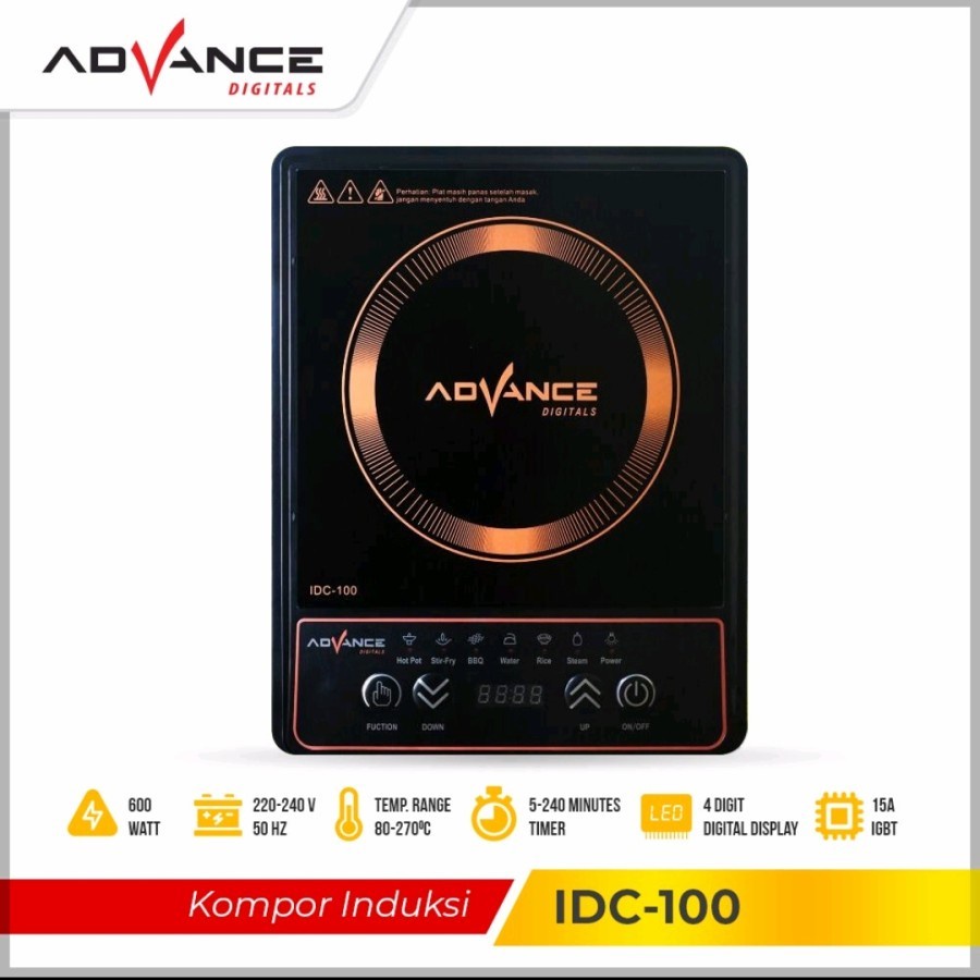 Kompor Listrik Induction Cooker ADVANCE IDC-100 -hemat listrik