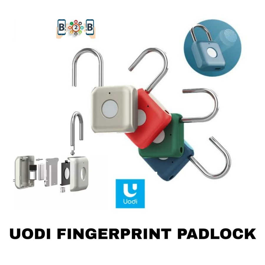 Youdian Uodi Smart Fingerprint Lock Padlock - Gembok Sidik Jari