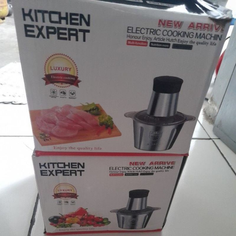 Blender Elektrik Stainless Steel Chooper / Penggiling Daging