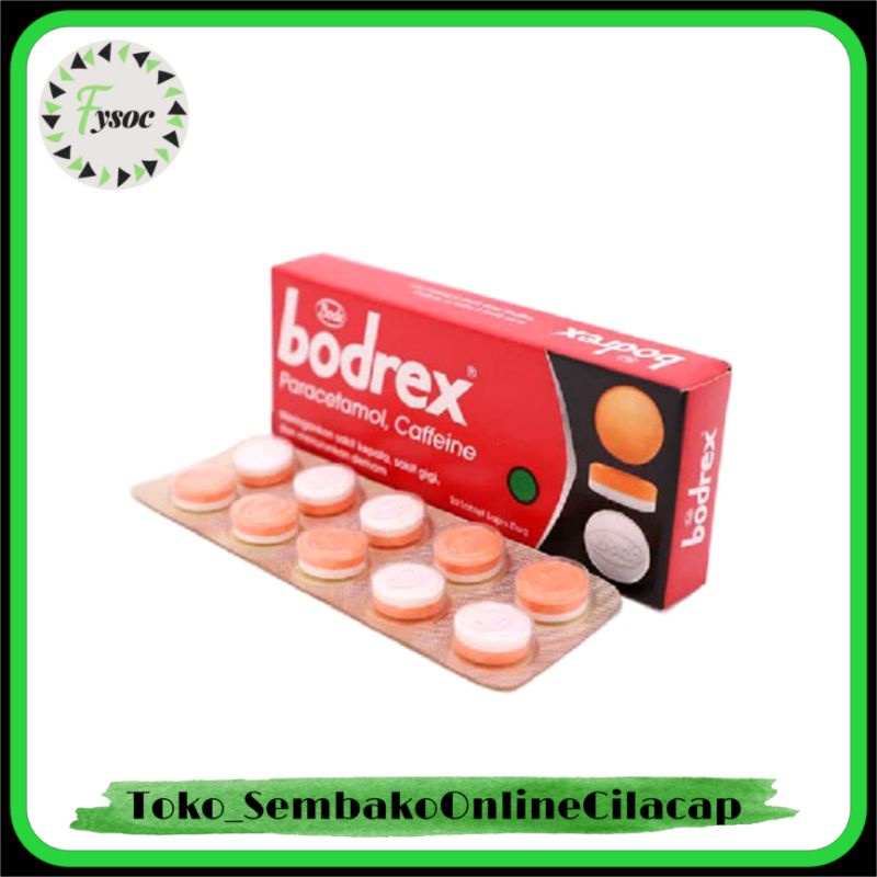 BODREX OBAT SAKIT KEPALA GIGI DAN MENURUNKAN DEMAM ISI 10 TABLET