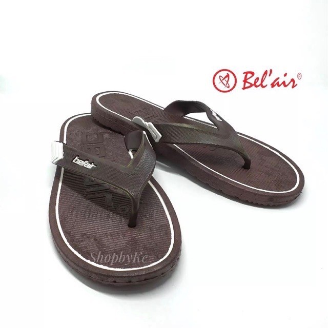 Sandal Japit Pria Tipe Samurai merk Bel Air Warna Hitam Biru Coklat Size 39-43