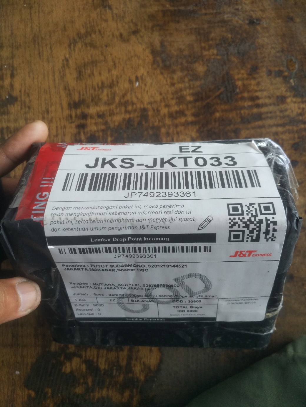 Engsel Akrilik Bening /hinge Acrylic Small