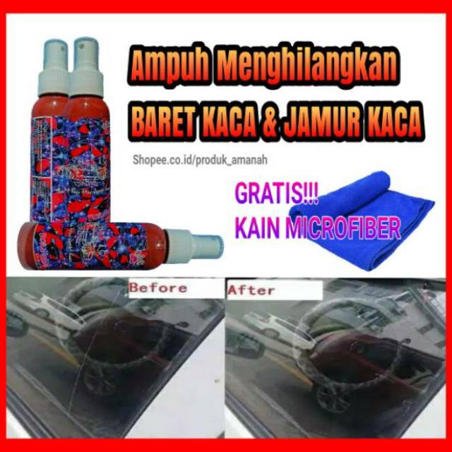 Poles Magic - Menghilangkan Jamur dan Baret Tipis Pada Kaca Mobil /magicpolis /american magic / wax