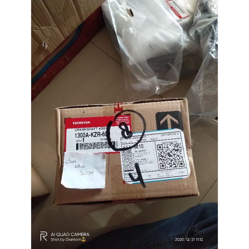 1300AKZR600 CRANKSHAFT ASSY VARIO 125 FI HELM IN KZR ORIGINAL HONDA