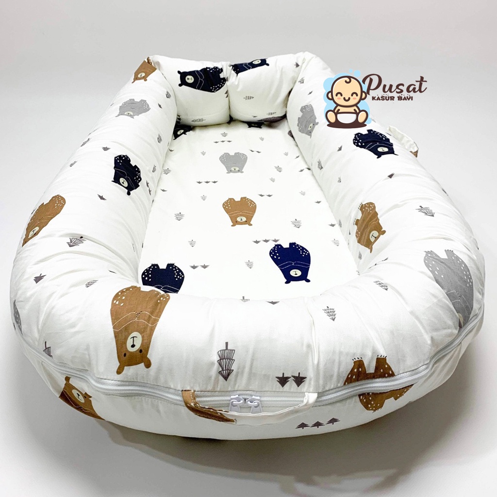 ( SARUNG BISA DI LEPAS ) KASUR BAYI BABY NEST SET BEDCOVER