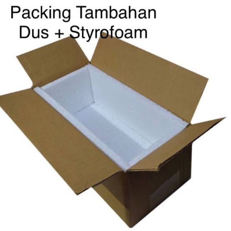 

packing tambahan Styrofoam+ dus