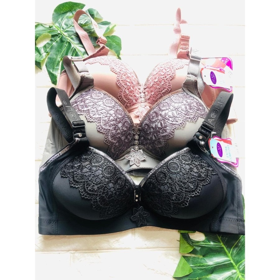 PIAOLI | BH BRA SUPER JUMBO Busa Tanpa kawat Renda Kait 3