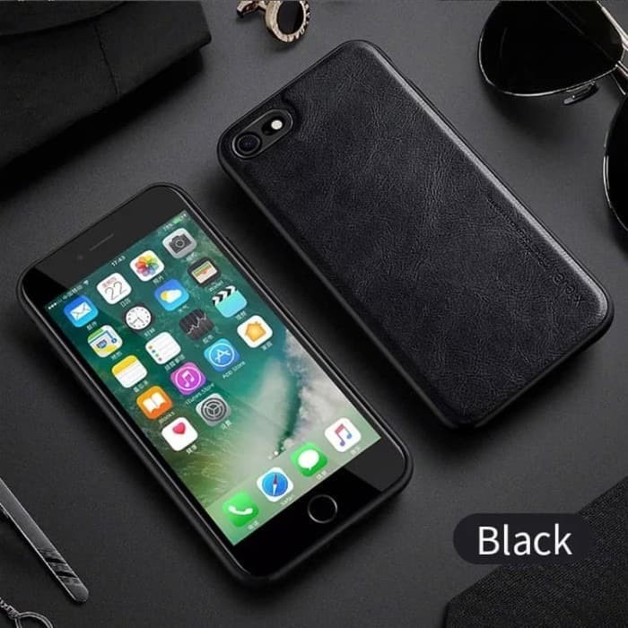 Iphone 7 Plus X-level Premium Leather Case Cover Original - black