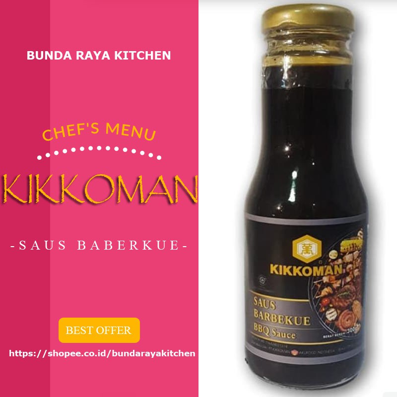 

Premium Sous/Barbekue Sauce/Saus Baerbeque/Kikkoman/pack@300Gr.JOSS!!!