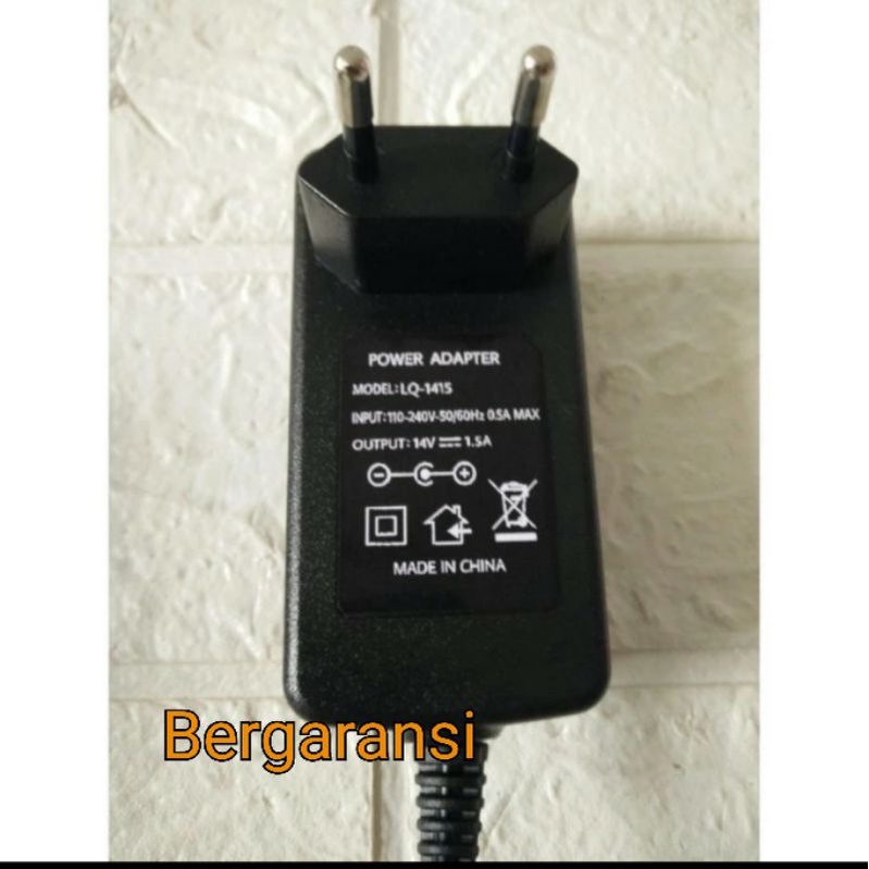 Ac DC Adaptor speaker portabel Dusenberg 14V 1.5A Jack 5.5mm x 2.1mm Charger