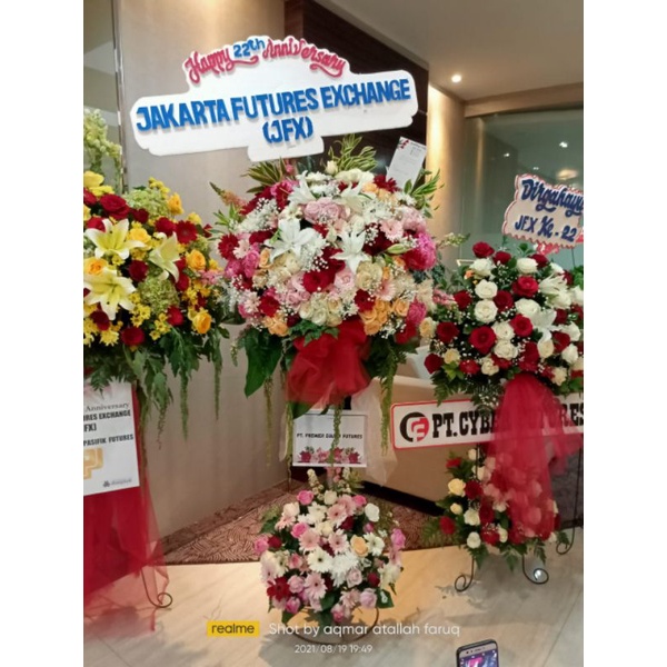 STANDING FLOWER CONGRATULATIONS | STANDING FLOWER ANNIVERSARY ULANG TAHUN
