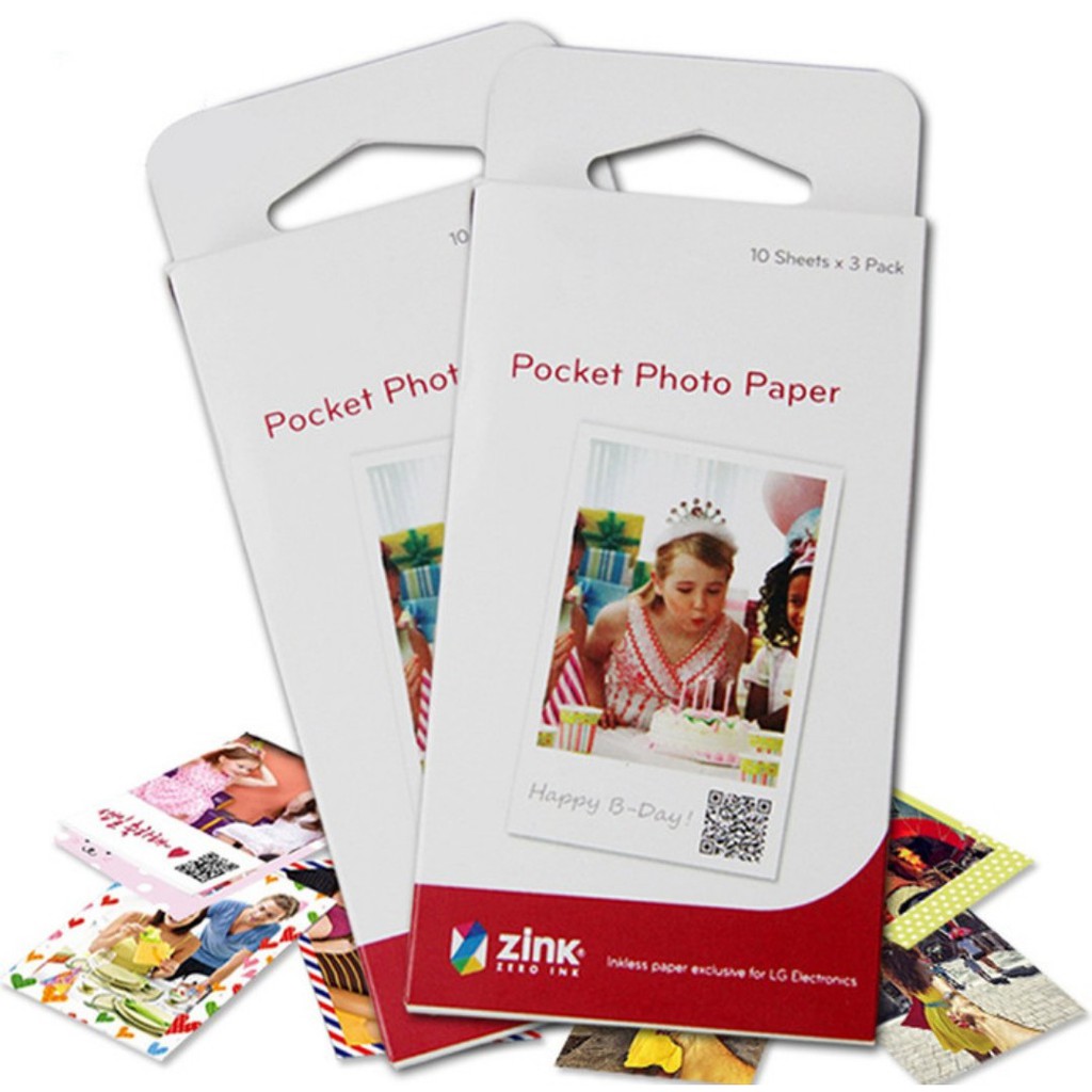 Asli LG Printer Paperphotographic Kertas PD251/261/239 Pocket Photo Printer Foto AG 30 Lembar