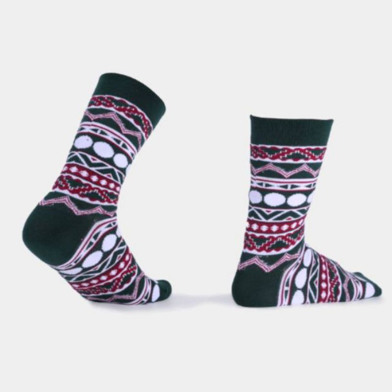 Kaos kaki Badger Navajo Series Socks Bizaad Green