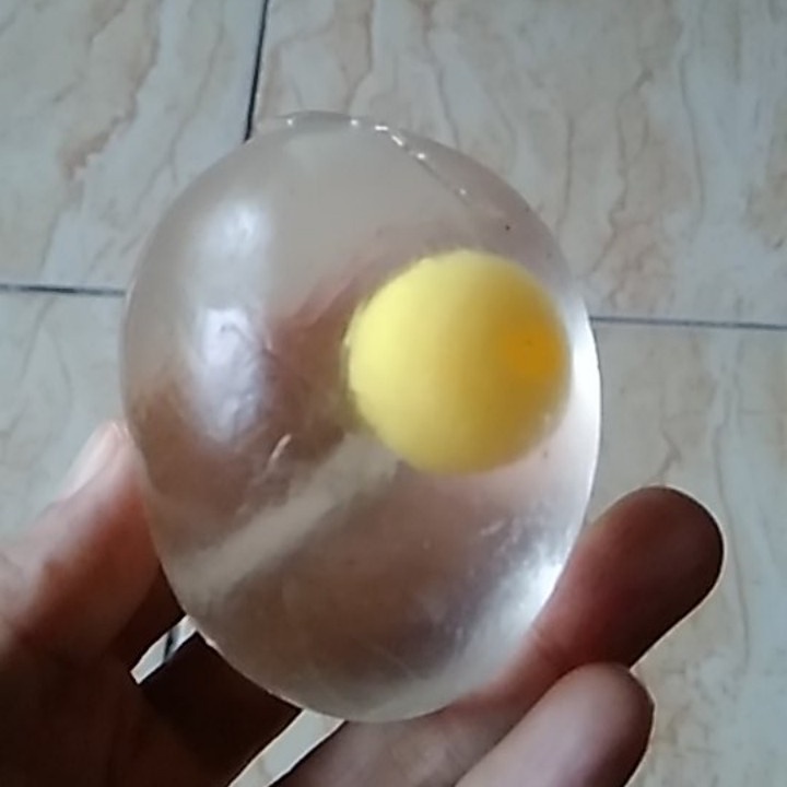 Squishy Egg Yolk Telur Mainan Banting Kembali Semula Splat Toys