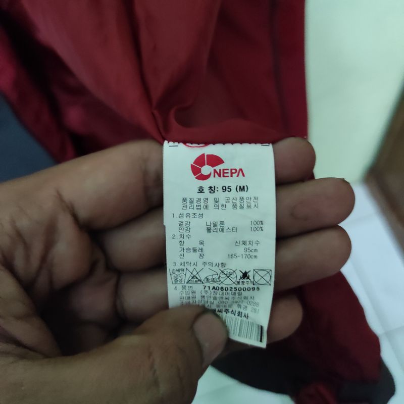 Jaket Nepa outdoor Second original